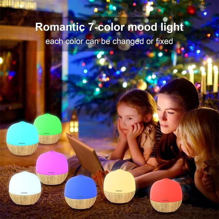 Usb Humidifier Aroma Diffuser 7 Colours 4 Timer Settings