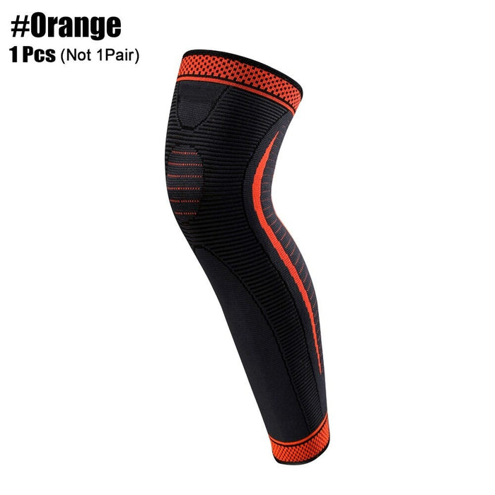 Long Knee Leg Compression Sleeves for Cycling Running Basketball Joint Pain Relief