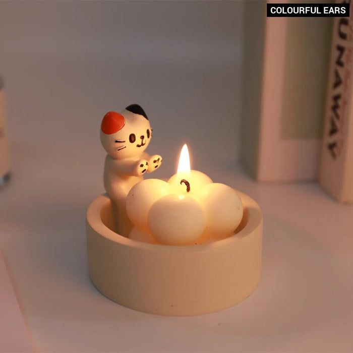 Kitten Candle Holder