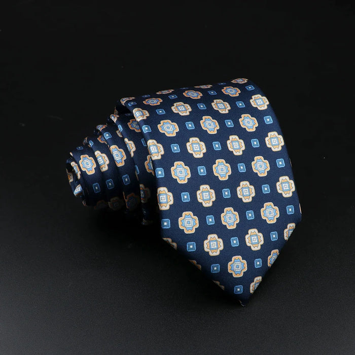 51 Styles Mens Silk Ties Jacquard Striped Plaid Floral 8cm