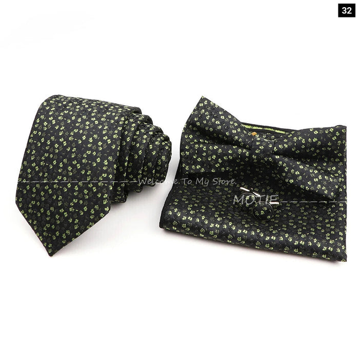 Classic Plant Tie Set For Weddings And Daily Wear