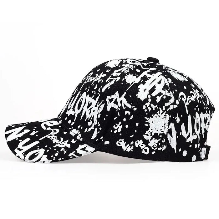 Spring / Autumn Graffiti Print Baseball Cap / Hat