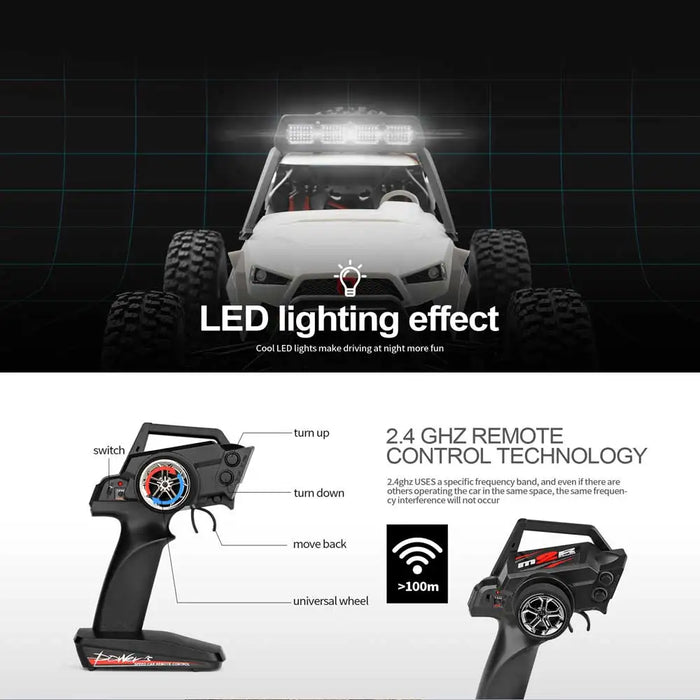 High Speed 4wd Rc Off Road Car LED Lights