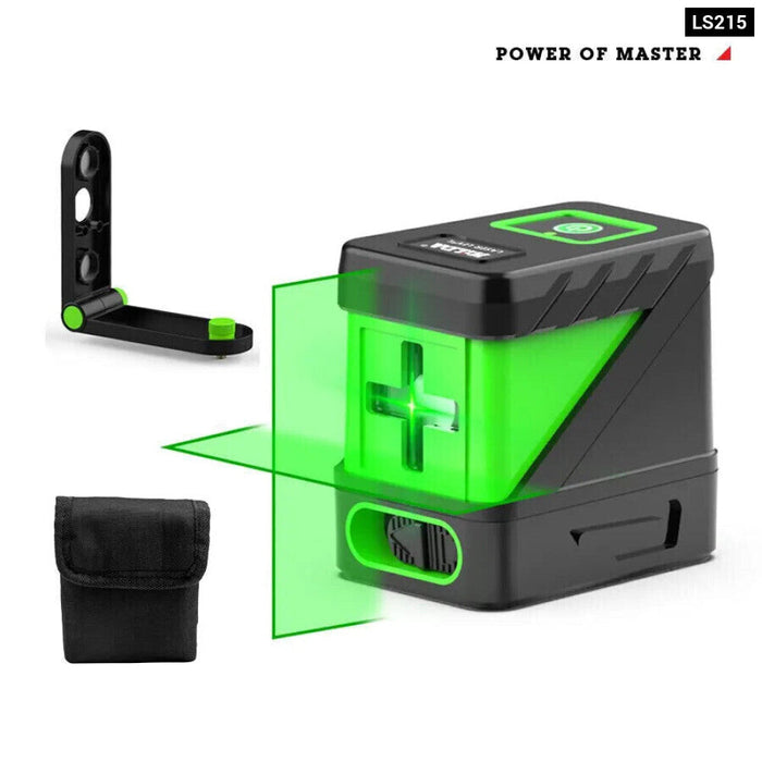 Hilda 2 Line Green Laser Level Self Leveling