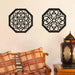 2 Piece Boho Wood Wall Decor For Living Room