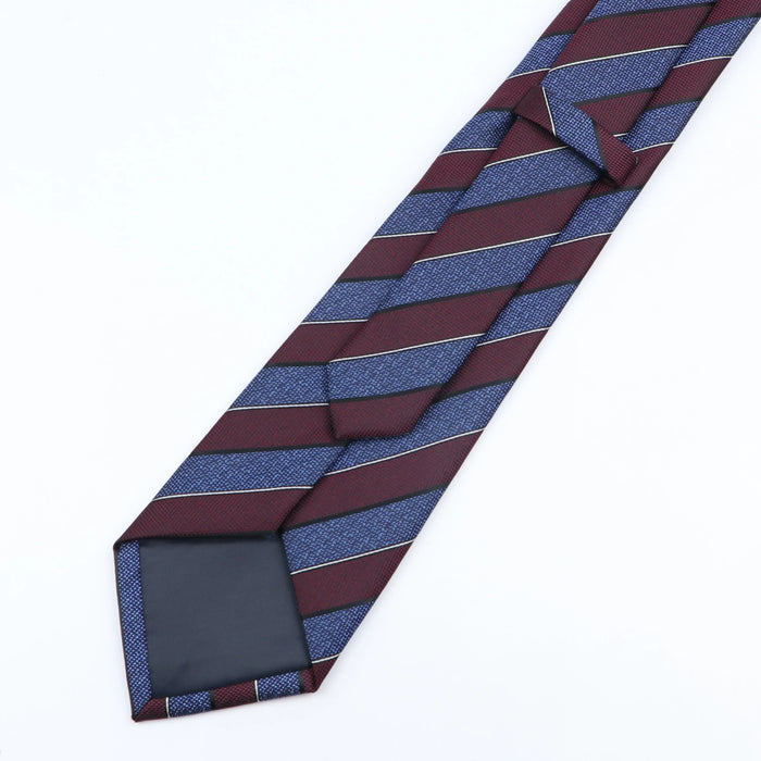 Mens Jacquard Striped Tie For Business Weddings And Daily Wear