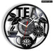 Teapot Vinyl Record Wall Clock