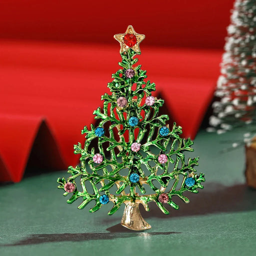 Christmas Tree Brooch For Women