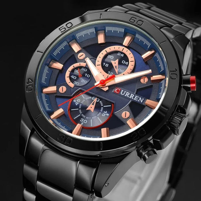 Waterproof Full Steel Men Military Wristwatches