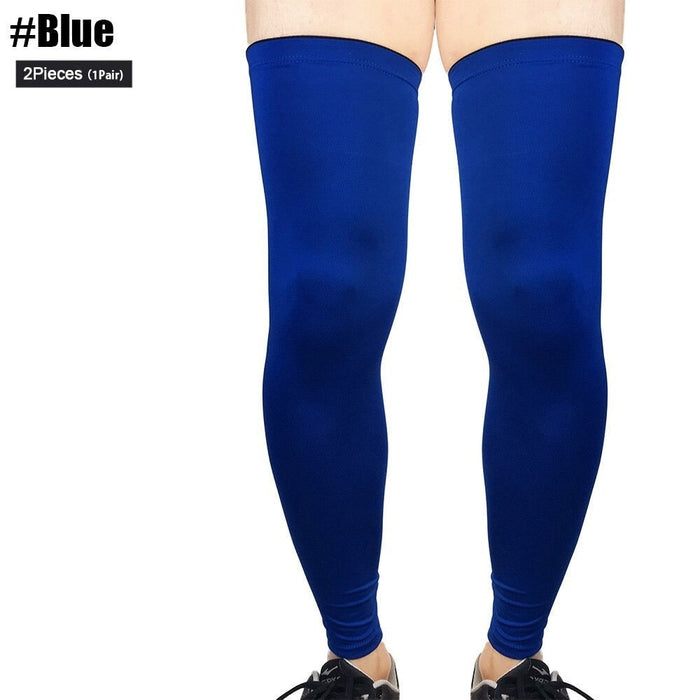 1Pair Anti-UV Elastic Sports Compression Leg Cover for Men Women