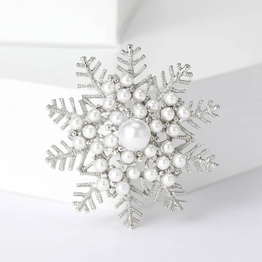 Snowflake Brooch Pin