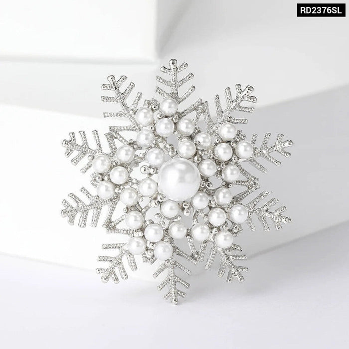 Snowflake Brooch Pin