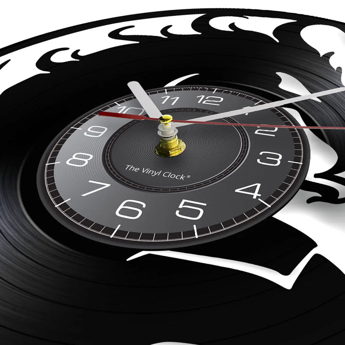 Dragon Vinyl Record Wall Clock