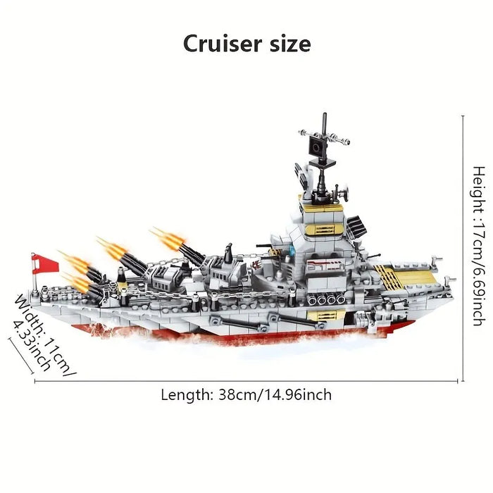 1068 Piece Ocean Cruiser Building Set