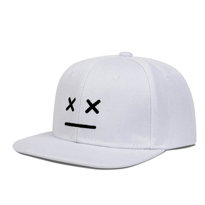 Embroidered Crying Face Baseball Cap / Hat For Kids