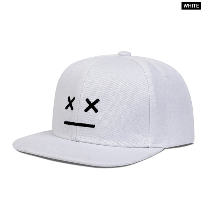 Embroidered Crying Face Baseball Cap / Hat For Kids