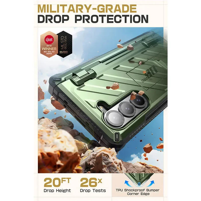 For Samsung Galaxy Z Fold 6 Full Shockproof Heavy Duty Rugged Phone Case With Built-In Screen Protector