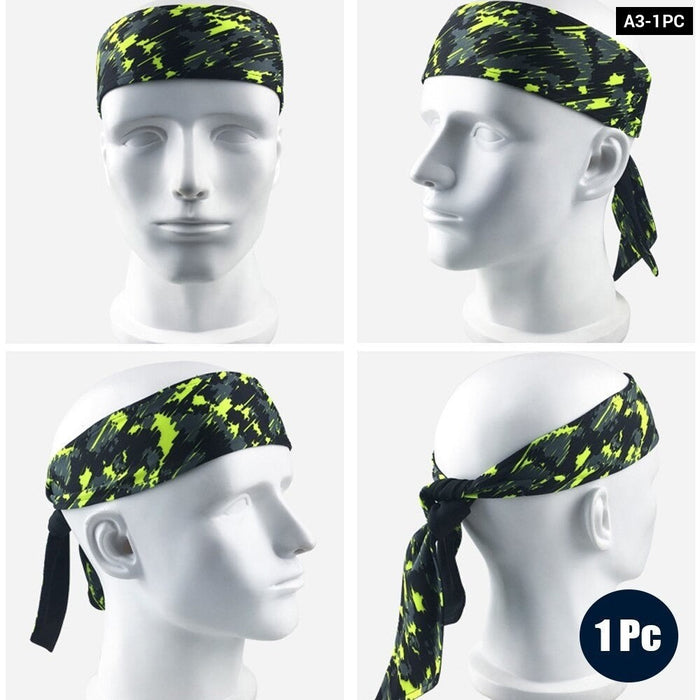 Elastic Stretch Sport Headband For Men