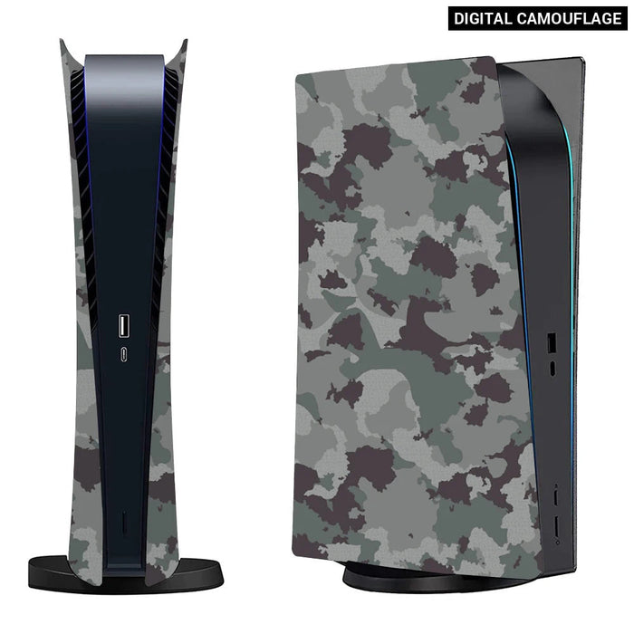 Ps5 Grey Camo Abs Shell