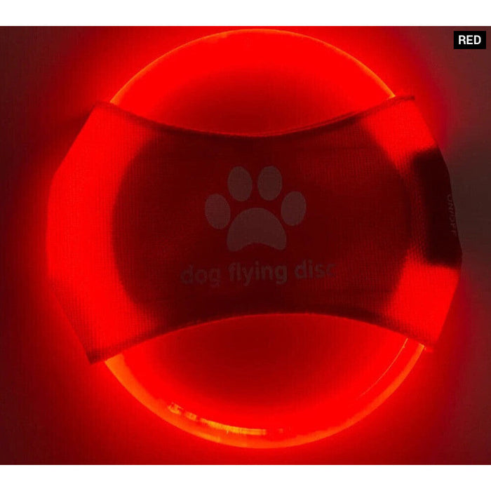 Glow In The Dark Dog Flying Disc Durable Rechargeable And Safe