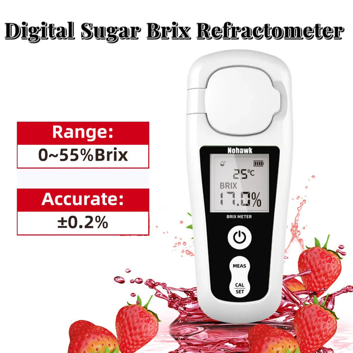 Portable Digital Brix Refractometer For Honey Wine And Beer