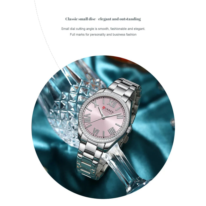 Stainless Steel Luminous Quartz Women's Dress Watches