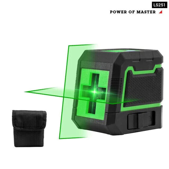 Hilda 2 Line Laser Level Self Leveling Green Laser Beam