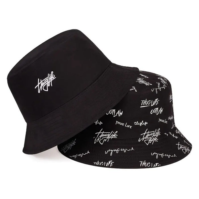 Bucket Hat Embroidery Print