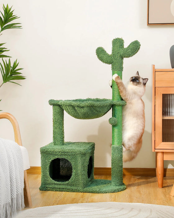 Large Cactus Cat Tree Hammock Scratching Post