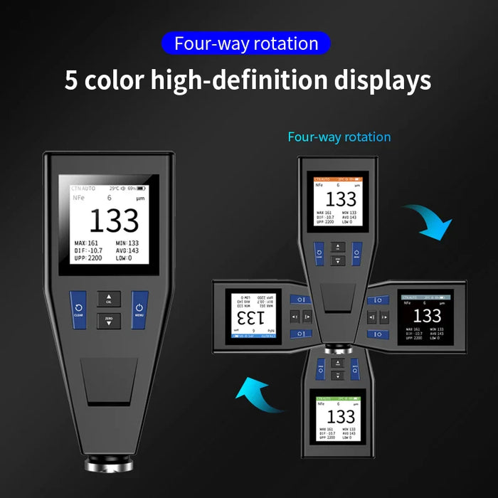 Nk 200 Rechargeable Paint Thickness Gauge