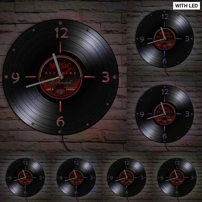 Retro Vinyl Lp Wall Clock