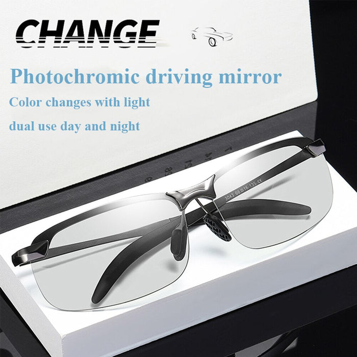 Photochromic Sunglasses Men Polarized Driving Chameleon Glasses Male Change Colour Sun Glasses Day Night Vision Driver Eyewear