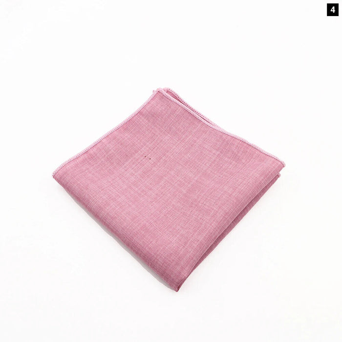 Solid Colour Pocket Square For Weddings