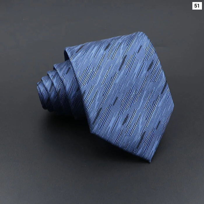 Classic Jacquard Plaid Tie For Business Weddings And Daily Wear