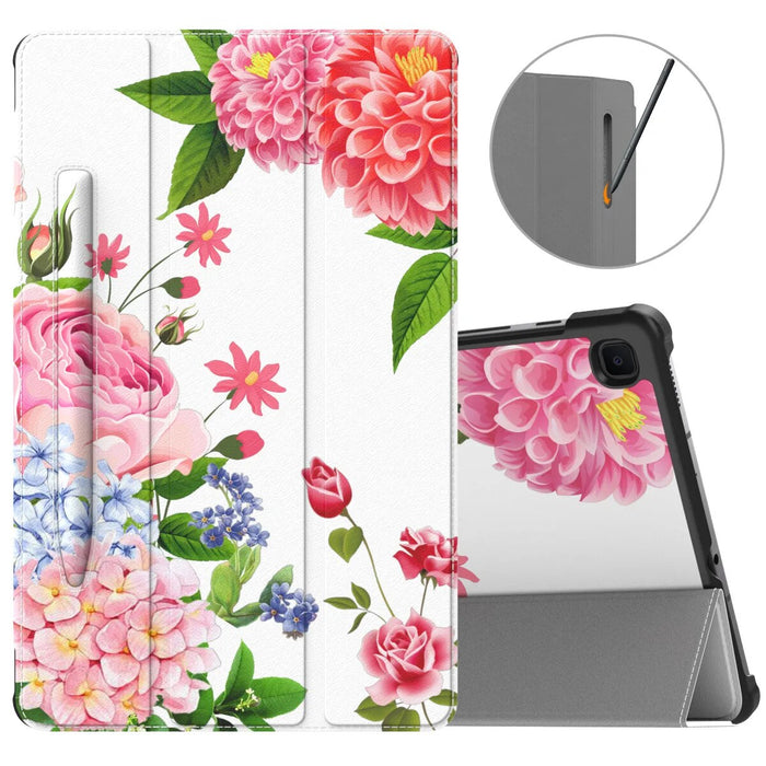 Case for Samsung Galaxy Tab S6 Lite 10.4 2022/2020(SM-P610/P613/P6150） Slim Tri-Fold Cover with Auto-Wake/Sleep& Pen Holder