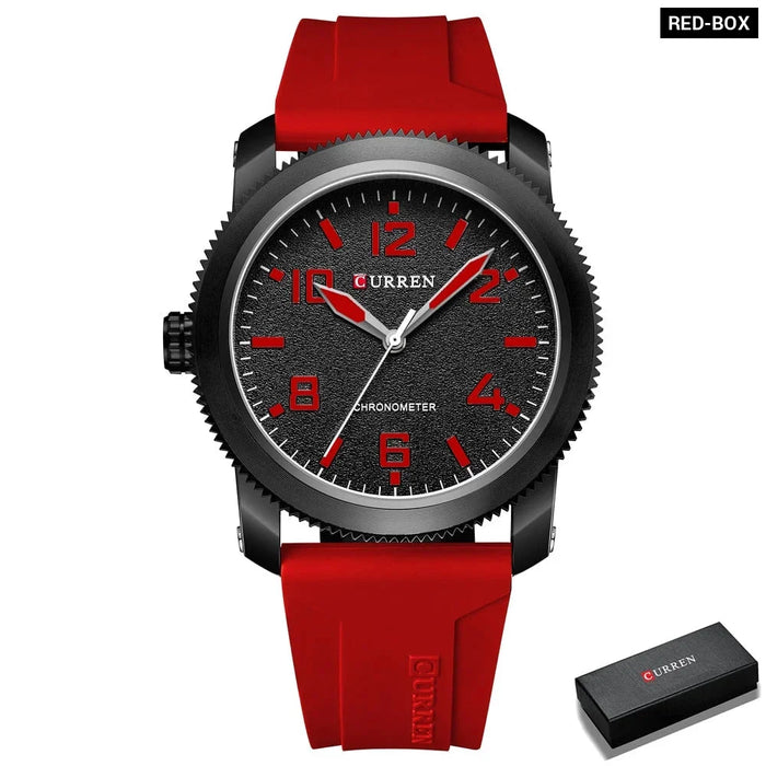 Fashion Watches For Men Left Hand Design Quartz