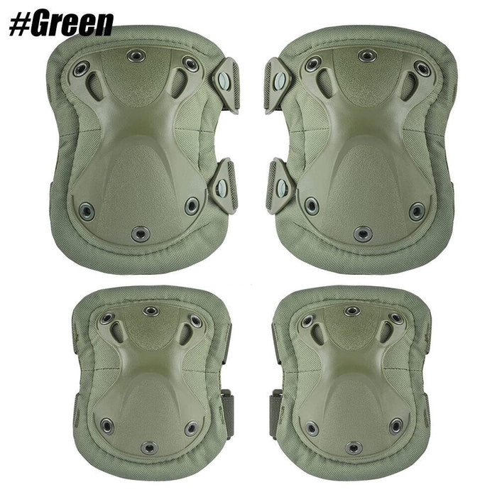 4pcs Adult Shooting Elbow Knee Protective Pad For Paintball