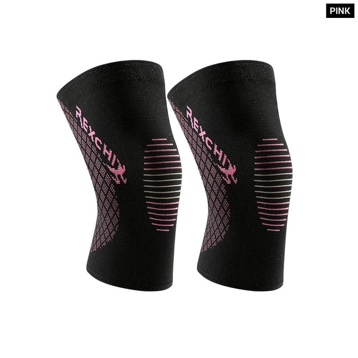 1 Pair Non-Slip Compression Knee Sleeves For Men Women Running Workout