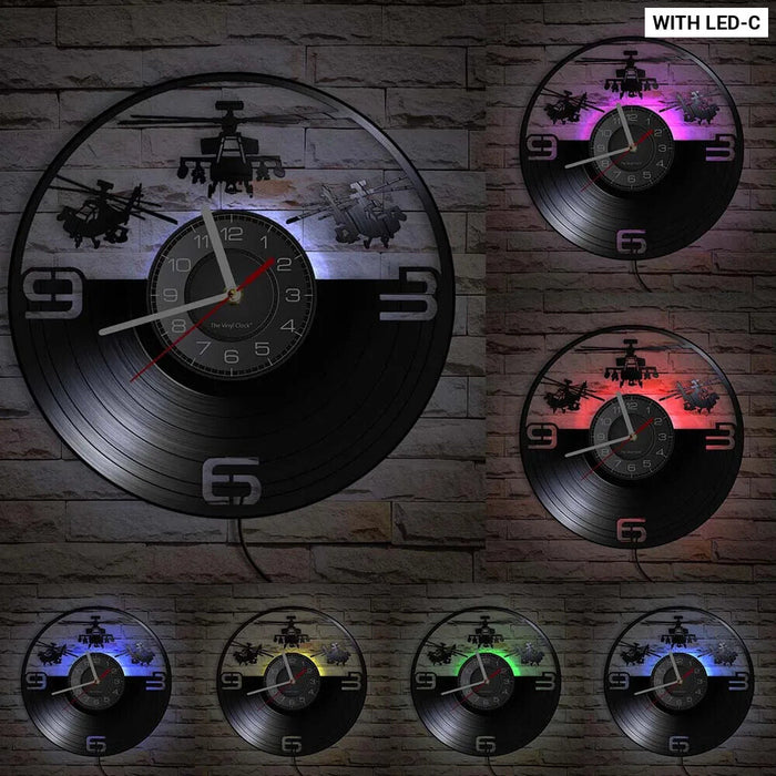 Stealth B2 Bomber Vinyl Record Clock