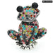 Vintage Frog Brooch 4 Colours Cartoon Animal Pin