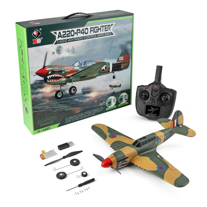 3d6g Stunt Fighter Rc Plane Kids