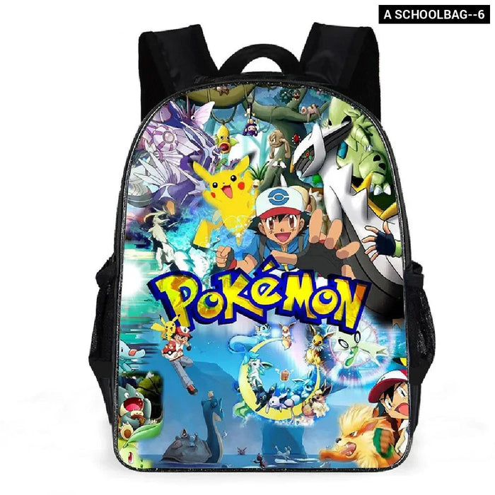 Pokemon Pikachu Backpack For Kids