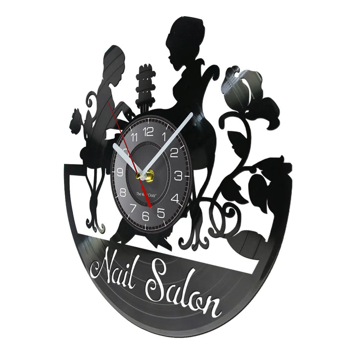 Modern Nail Salon Wall Clock