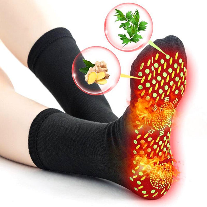 1-3 Pairs Tourmaline Magnetic Self Heating Therapy Pain Relief Sock