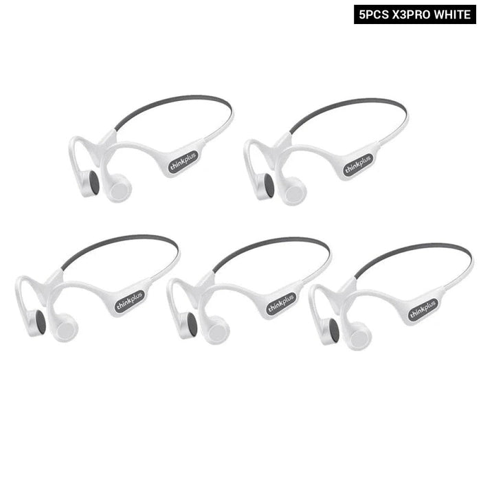 5Pcs Wireless Bluetooth X3 Air Conduct X4 / X3Pro Bone Conduction Sports Earphones With Mic