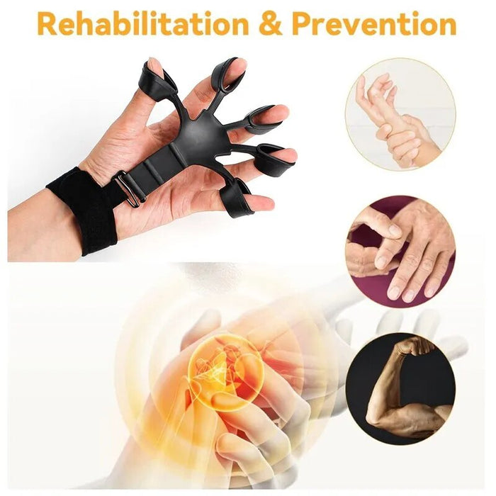 6 Resistant Levels Physical Tools Hand Strengthener Finger