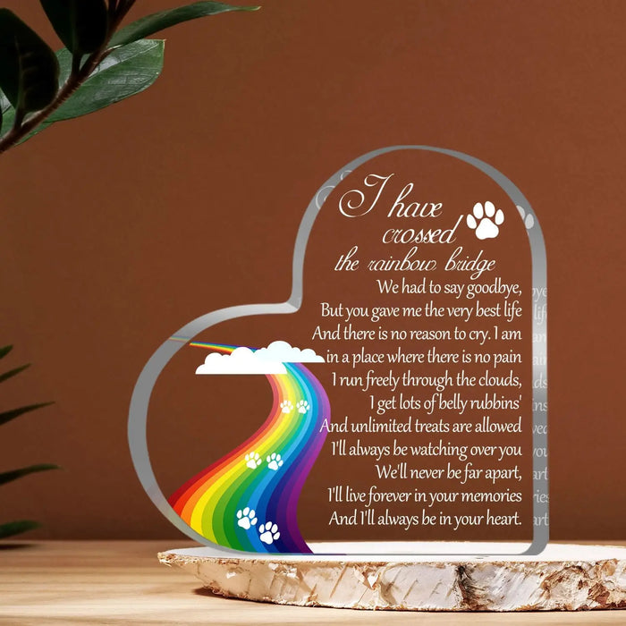 Rainbow Bridge Pet Memorial Gifts For Loss Of Dog Or Cat