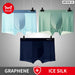 3 Piece Ultra Thin Ice Silk Mens Boxer Shorts