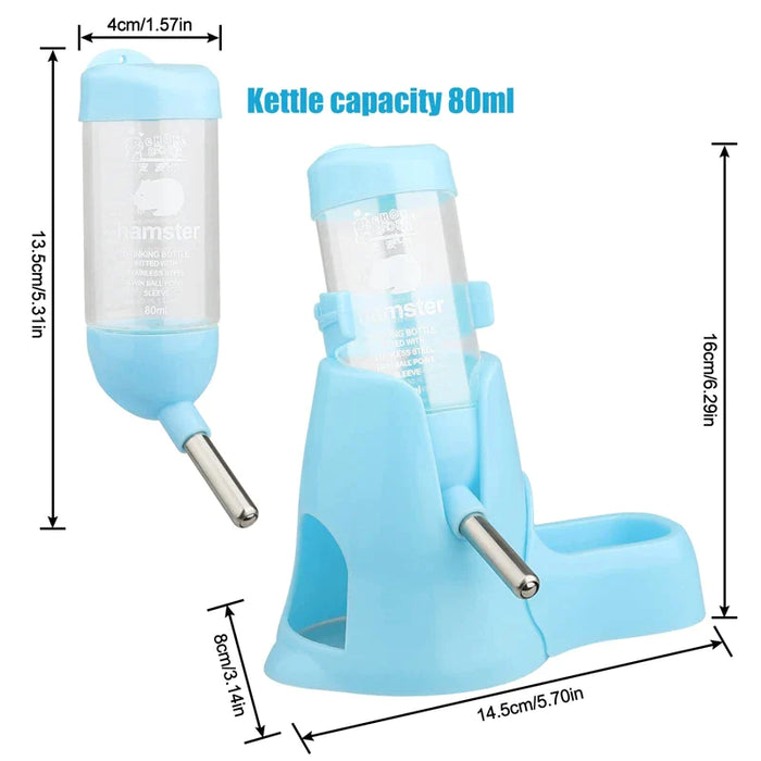 Hanging Water Bottle For Small Pets No Drip Dispenser