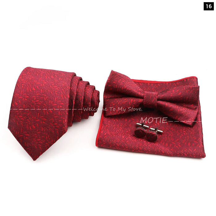 Classic Plant Tie Set For Weddings And Daily Wear